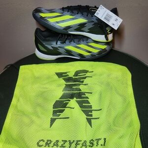 Adidas X Crazyfast Injection.1 Indoor Soccer Shoes Sz 9 Mens New Womens Sz 10
